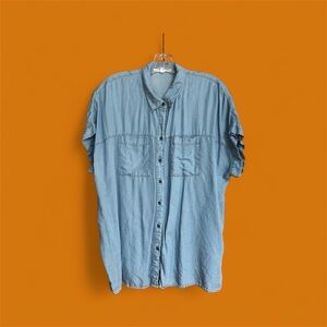 Men's Blue Denim Shirt
